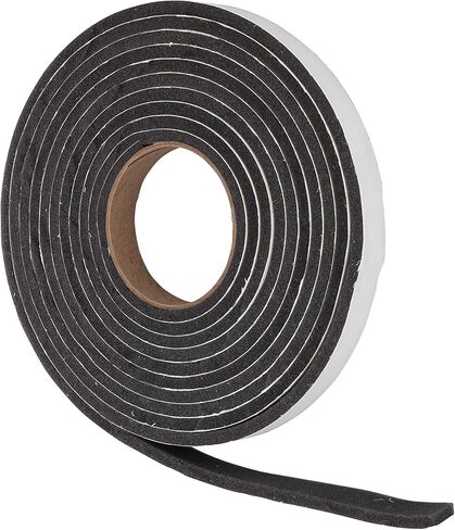Self Stick Foam Weatherstrip - Low Density - Highly Compressible (1/2" Thick x 3/4" Wide x 17'L) in Kuwait