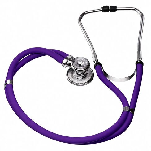 Novamedic Dual Head Sprague Rappaport Stethoscope, Black, 30-inch First Aid Stethoscope for Nurses, Doctors, ETMs, Nursing Homes, Cardiac Diagnostic, Cardiology and Medical Supplies Kit in Kuwait