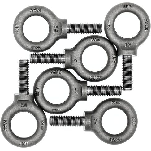 3 Pcs Lifting Shoulder Eye Bolts 7/16"-14 X 1-3/8" | Blue Bright Zinc Plated in Kuwait