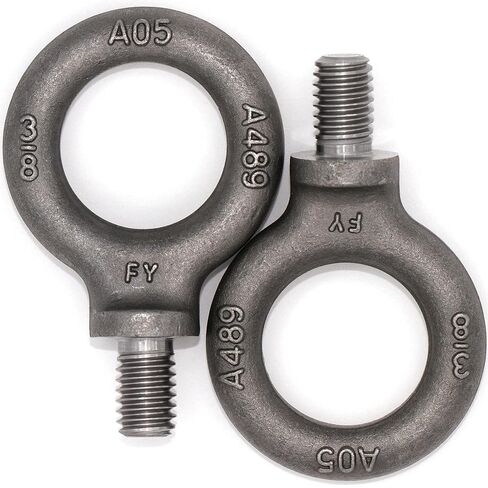3 Pcs Lifting Shoulder Eye Bolts 7/16"-14 X 1-3/8" | Blue Bright Zinc Plated in Kuwait