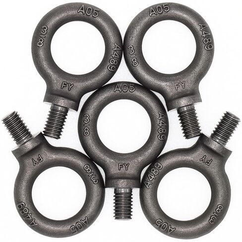 3 Pcs Lifting Shoulder Eye Bolts 7/16"-14 X 1-3/8" | Blue Bright Zinc Plated in Kuwait