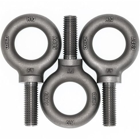 3 Pcs Lifting Shoulder Eye Bolts 7/16"-14 X 1-3/8" | Blue Bright Zinc Plated in Kuwait
