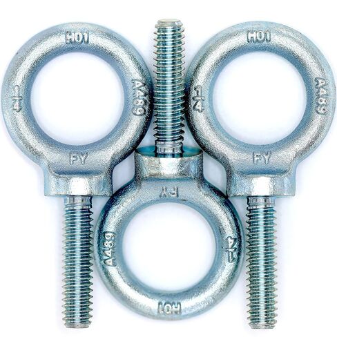 3 Pcs Lifting Shoulder Eye Bolts 7/16"-14 X 1-3/8" | Blue Bright Zinc Plated in Kuwait