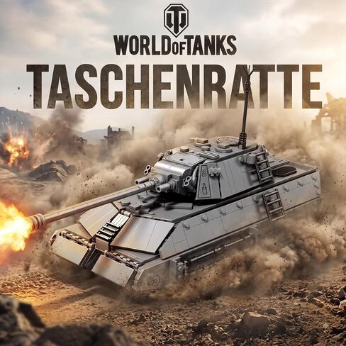 Reobrix Taschenratte Building Blocks Tank Model, Collectible Military Kit in Kuwait