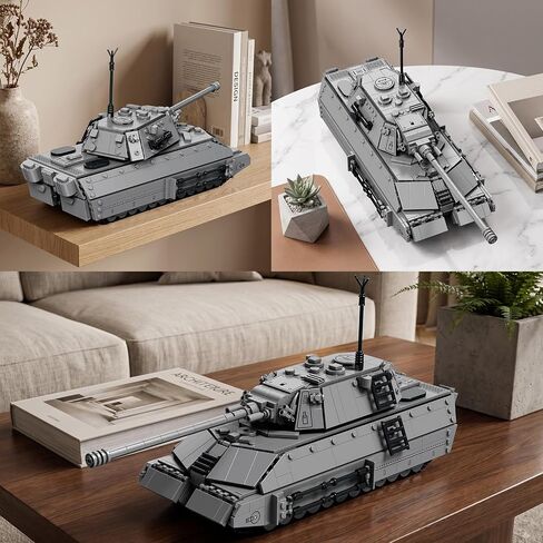 Reobrix Taschenratte Building Blocks Tank Model, Collectible Military Kit in Kuwait