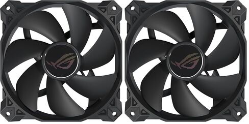 ASUS ROG Strix XF120 Whisper-Quiet، مروحة PWM ذات 4 سنون لحافظات الكمبيوتر أو المشعات أو تبريد وحدة المعالجة المركزية (120 مم، عمر يصل إلى 400000 ساعة، ارتفاع مغناطيسي، 1800 دورة في الدقيقة، ضمان 5 سنوات) in Kuwait