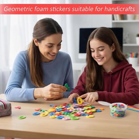 260PCS Numbers Foam Stickers, Self-Adhesive Felt Numbers Self Adhesive 1-9 Number Alphabet Sticker, Foam Number Stickers for DIY Crafts Scrapbooking Project Party Decorations, Colorful in Kuwait