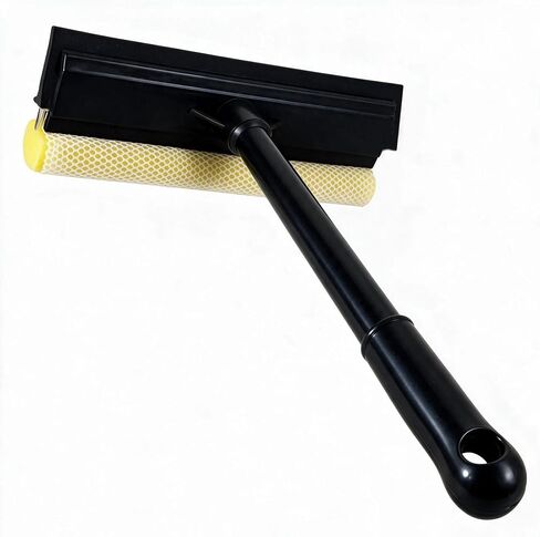 MULING Window Squeegee Cleaning Tool Window Cleaner Car Squeegee Windshield Cleaning Sponge and Rubber Squeegee,BlackM in Kuwait
