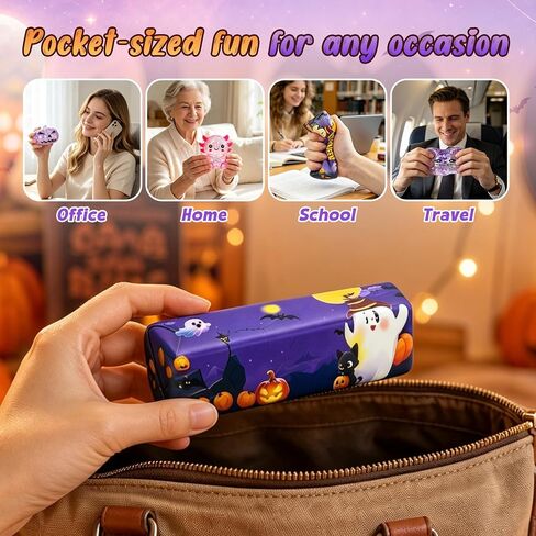 17Pcs Halloween Squishy Toys Kit, Slow Squeeze Squishies Fidget Toys Set in Kuwait