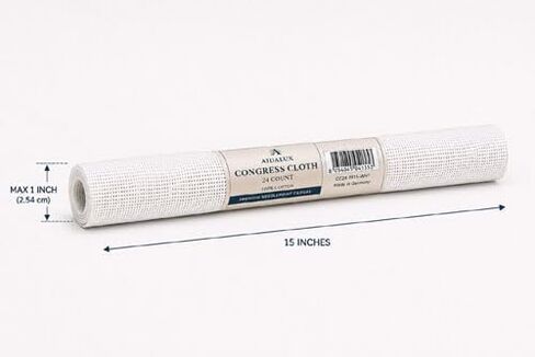 Congress Cloth 24 Count Needlepoint Blank Canvas 19" x 15" in Kuwait
