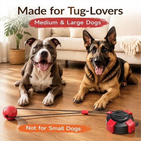 KADTC Suction Cup Dog Tug Toy for Aggressive Chewers, Medium &Large Breeds in Kuwait
