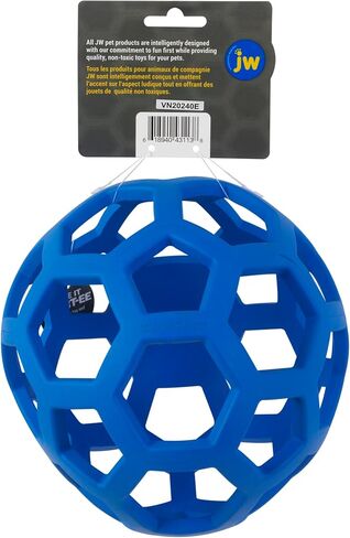 JW Pet HOL-ee Roller Dog Puzzle Ball, XL 7.5in, Natural Rubber in Kuwait