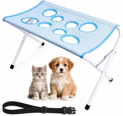 Foldable Pet Bathing Stand, Dog Grooming Hammock, Capacity 44 lbs. in Kuwait