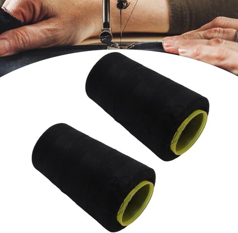 Omabeta 2Pcs Sewing Thread, Polyester All Purpose Serger Thread 3000 Yards High Tensile Strength for Sewing, Quilting in Kuwait