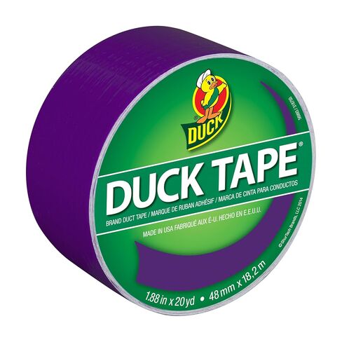 Duck 283138 Tape, Purple Duchess, 1.88 inches x 20 Yards, Single Roll, Multicolor, 60 Foot in Kuwait