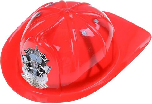 Firefighter Helmet Costume PVC Pretend Play Hat in Saudi Arabia