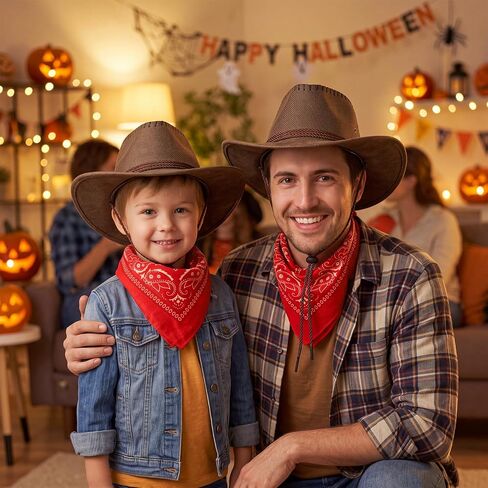 Xtinmee 24 Pcs Extra Thick Western Cowboy Hat Bulk for Kids Halloween Party in Kuwait