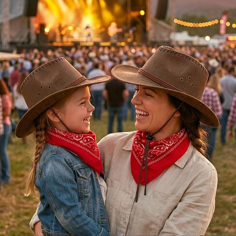 Xtinmee 24 Pcs Extra Thick Western Cowboy Hat Bulk for Kids Halloween Party in Kuwait