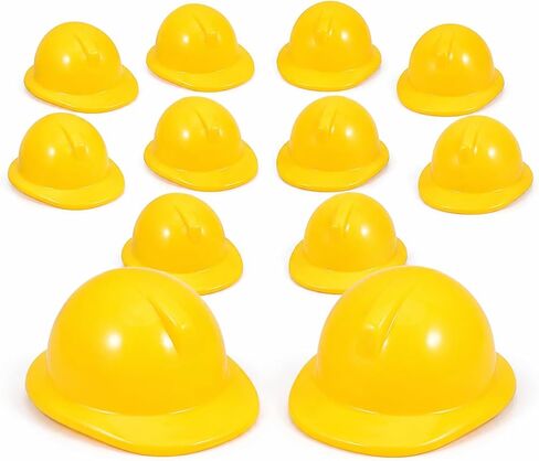 Gadpiparty Caps Miniature Construction Hat 10pcs دمية صغيرة Hat Safety Hard Helmet Wene Wine Bottle Doll Making Accessories Ely in Kuwait
