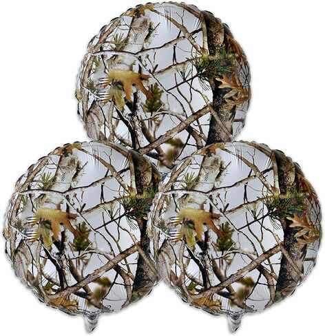 Buck Camo Balloons-3 Pack-18 Inch-Deer Hunter Party Decor-Havercamp in Kuwait