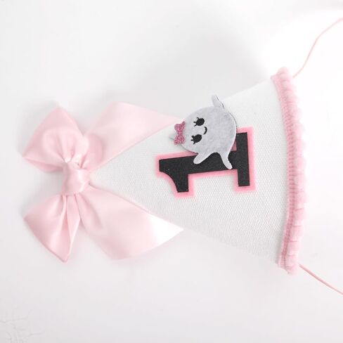 KOJIN Ghost 1st Birthday Hat-Cute Halloween Decoration For Baby,Spook One Birthday Crown in Kuwait