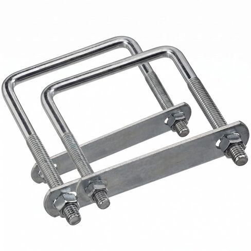 National Hardware N222-380 2192BC Square U Bolt in Zinc plated,#673-3/8"x4"x3" in Kuwait