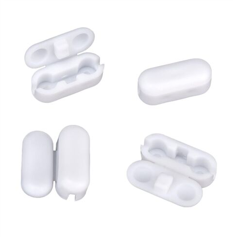BBTO 30 Pack Chain Connectors Roller Shade Beaded Connector Plastic Replacement Vertical Roman Roller Blind Cord Connector Clips for Window(Transparent) in Kuwait