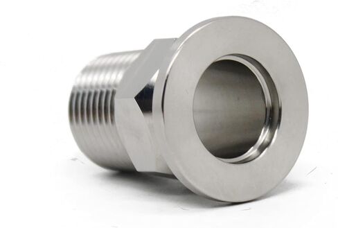 SS304 KF16 NPT Male Adaptor thread 3/8" NW16 KF Male coupling ISO-KF16 X NPT 3/8" in Kuwait