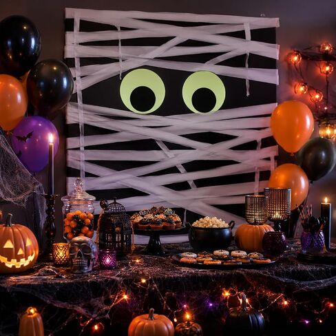 13Pcs Halloween Mummy Decor Set Wrap Mummy Halloween Decorations in Kuwait