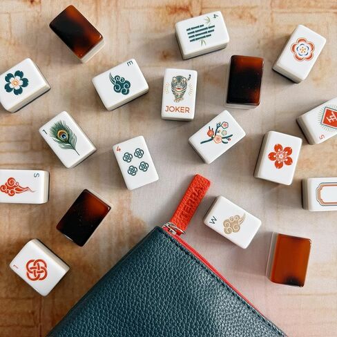 American Mahjong Tile Set, 160 4 Layer, Terra Earth Tone in Kuwait