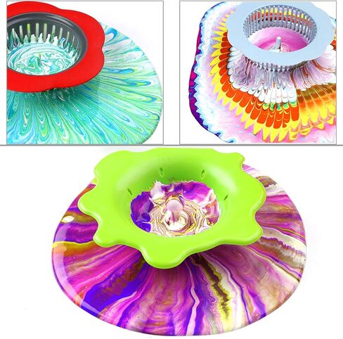 5P Acrylic Pouring Strainers Fluid Art Tools DIY Abstract Pour Painting in Saudi Arabia