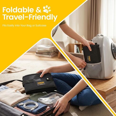 Conlun Portable Cat Litter Box for Travel, Foldable Leak-Proof in Kuwait