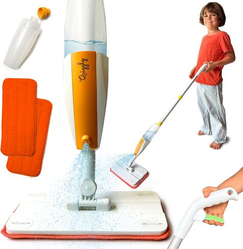 Quiggly Toddler Toy Spray Mop - Montessori Real Water Sprayer for Kids 3-5 in Saudi Arabia