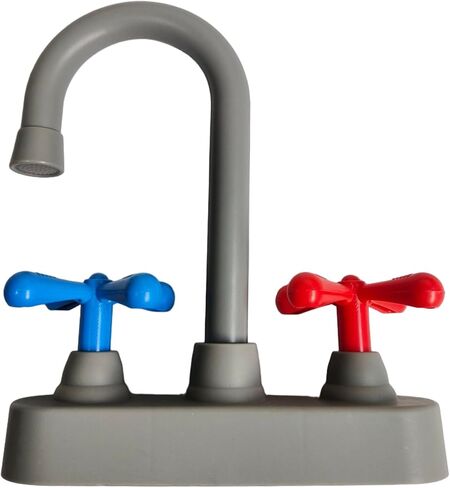 Toy Sink Accessories Simulation Plastic Kitchen Faucet Play Sink Model for Home & Outdoor Preschool Role-Playing Games, Kitchen Toy, Play in Kuwait
