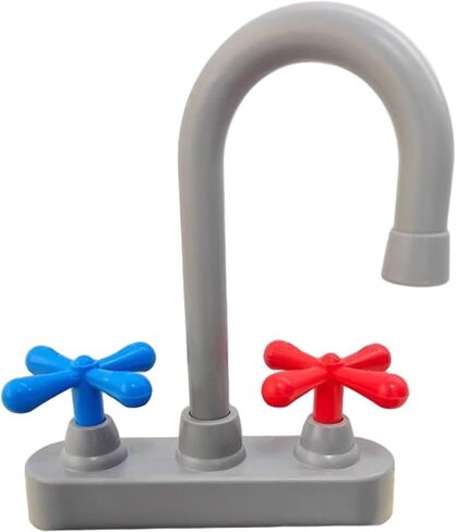 Toy Sink Accessories Simulation Plastic Kitchen Faucet Play Sink Model for Home & Outdoor Preschool Role-Playing Games, Kitchen Toy, Play in Kuwait