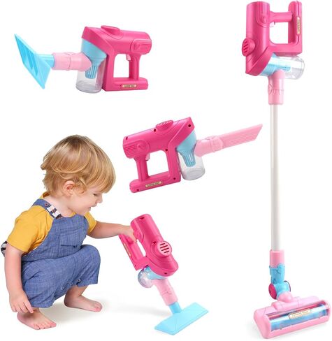 Kids Broom and Dustpan Pretend Play Cleaning Set for Girls and Boys in Kuwait