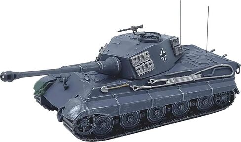 CHICHIYANG 1:72 Simulation Vehicl Model German Berlin 1945 Tiger II Tank Model Alloy ABS Material Tank Car Collection in Kuwait