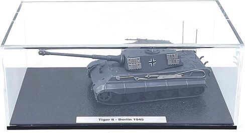 CHICHIYANG 1:72 Simulation Vehicl Model German Berlin 1945 Tiger II Tank Model Alloy ABS Material Tank Car Collection in Kuwait