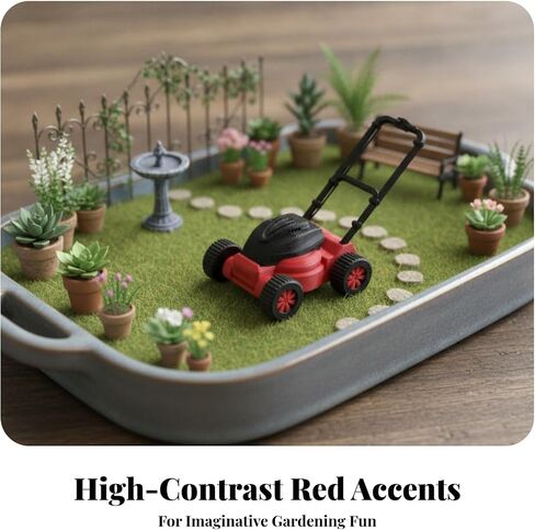 Miniature Mowers Toy Compact Toy Realistic for Kids, Pretend Play, 1/18 in Kuwait