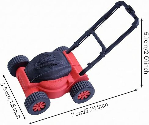 Miniature Mowers Toy Compact Toy Realistic for Kids, Pretend Play, 1/18 in Kuwait