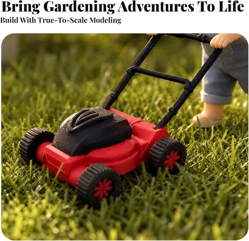 Miniature Mowers Toy Compact Toy Realistic for Kids, Pretend Play, 1/18 in Kuwait