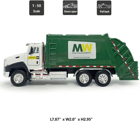 Alloy Sanitation Vehicle Model, 1:50 Diecast Engineering Truck Decor in Saudi Arabia