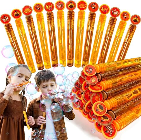 30 Pcs Bubble Wands Bulk Thanksgiving Party Favors Supplies Toys for Kids in Kuwait