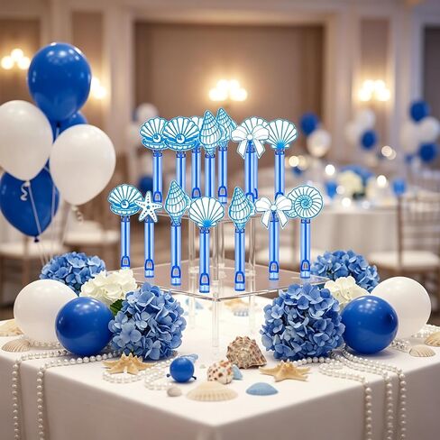 24 Pcs Ocean Bubble Wands, Seashell Party Favors, Goodie Bag Fillers in Kuwait