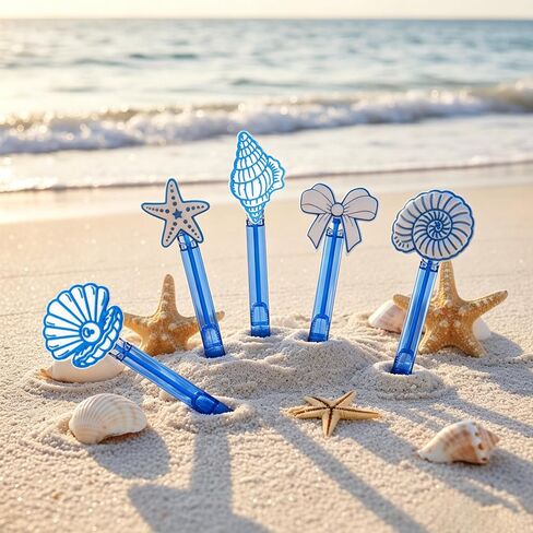 24 Pcs Ocean Bubble Wands, Seashell Party Favors, Goodie Bag Fillers in Kuwait