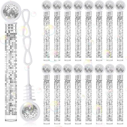 JellyArch 48 Pcs Bubble Wands Bulk in 6 Colors, Mini Bubble Party Favors in Kuwait