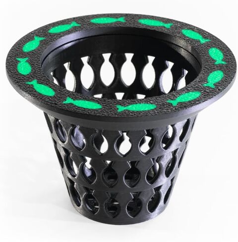 Modular Fish Feeding System - Feeding Ring & Removable Frozen Food Basket in Kuwait