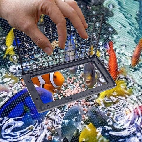 Innovative Marine Flip Feed Hinged Feeding Lid - Use with Mesh Screen Aquarium Lids Only in Kuwait