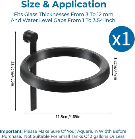 Magnetic Fish Feeding Ring Aquarium Floating Feeder Holder Corral in Kuwait