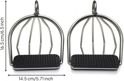Equestrian Stainless Steel Riding s Horse s s with Anti Slip Rubber and Design Suitable for Training Trail Riding Beginner Lessons Daily Riding in Kuwait